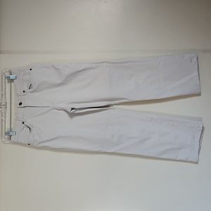 Talbots khaki stretch high rise straight leg pants size 6